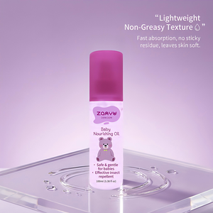 Aceite de Masaje para Bebés de Marca Propia, Fórmula Ligera y No Grasa, con Aceites de Oliva, Chía y Almendras Dulces para Bebés de 0 a 3 Meses, Productos para Bebés - Product Image 2