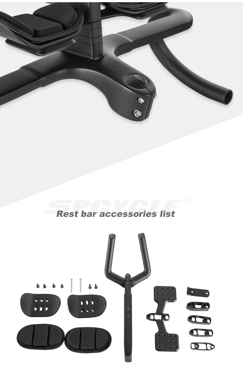 Tige de selle,Entretoise aérodynamique intégrée pour vélo de route et