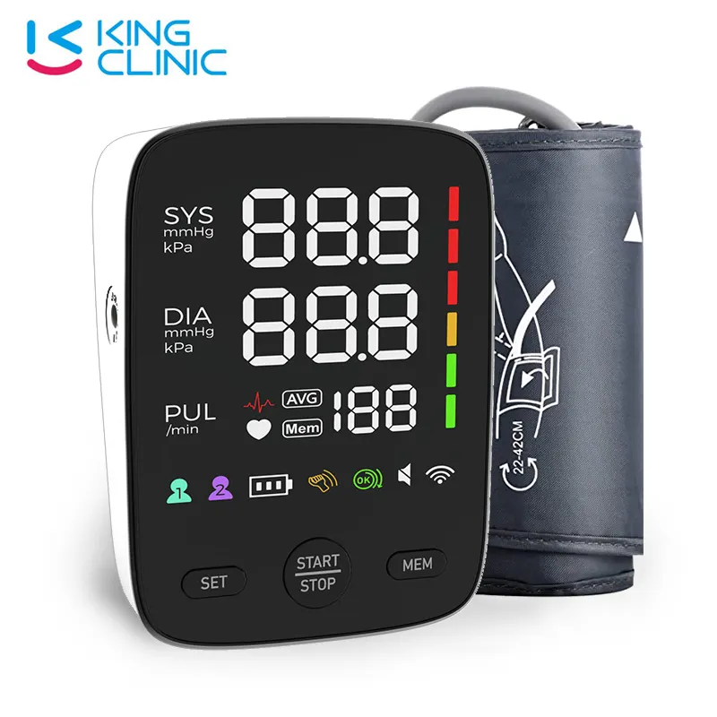 Customization Portable 120 Memory Electronic Upper Arm Automatic Digital Blood Pressure Machine BP Monitor