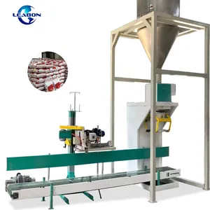 Heating Sealing Rice Pellet Packing Machine 300bags/h Charcoal Hot and Sewing Sealer