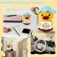 Soutien fait main positif mignon canard animaux cadeau inspirant cadeaux d'anniversaire pour ses femmes amis maman papa fille fils cadeaux