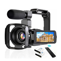 Caméscope numérique compact professionnel 18X zoom numérique 4K avec carte mémoire SD Fabriqué en Chine
