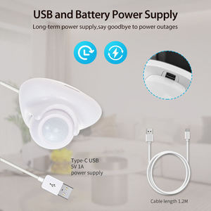 MT-PD09TM Tuya Matter Thread Capteur infrarouge PIR intelligent pour détection de présence humaine, portée de détection 8M, IP20, utilisation intérieure, USB/Batterie - Product Image 3