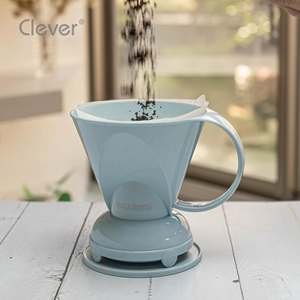 Cafetera Reutilizable de Tritán Eastman Azul Claro, Forma Trapezoidal, para Eventos de Catering, Buffet y Salón - Product Image 2