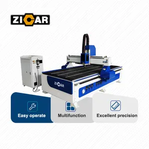 ZICAR CNC machine with auto loading unloading table wood carving nesting cnc machine for cabinet production line