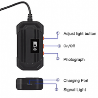Caméra d'inspection industrielle F240 WiFi 3,9 mm à conception ergonomique et longue autonomie de la batterie