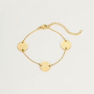 Bracelet en acier inoxydable gravé sur mesure avec inscription arabe Sabr (Patience), Gratitude, Confiance, bijoux islamiques imperméables, bracelets tendance - Product Image 1