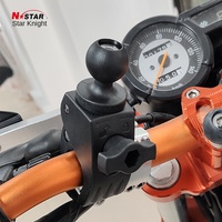 Enxing Knight universel 1 pouce petite bouche moto vélo support de voiture chargeur de Base fixe à dégagement rapide téléphone portable Portable