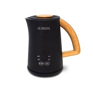Hervidor eléctrico con pantalla Digital de doble capa de 800ml, tetera de temperatura ajustable, hervidor eléctrico negro SUS para una <span class=keywords><strong>vida</strong></span> <span class=keywords><strong>saludable</strong></span> - Product Image 2