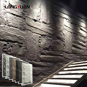 แผ่น<span class=keywords><strong>ว</strong></span>ีเนียร์ผิวหินที่มีความยืดหยุ่นเทียมหุ้มด้วยยูรีเทน/<span class=keywords><strong>พี</strong></span>ยูแผงผนังหิน<span class=keywords><strong>ว</strong></span>ัฒนธรรมเทียม - Product Image 5