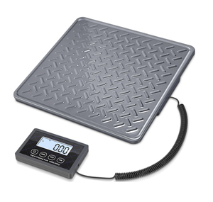 Balance numérique de pesée 440lbs 200kg, robuste, en acier inoxydable, pour colis postaux, plateforme au sol pour la maison, le poids corporel, les petits animaux de compagnie, PS4D Digita - Product Image 1