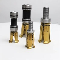 1 pièce Pince de serrage à griffes pour broche filetée externe et interne, 4 pétale, pour machines de fraisage CNC BT30 BT40, pour angles de 45 degrés
