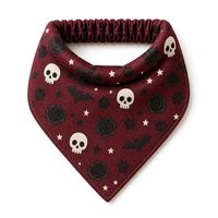 Bandana pour chien personnalisée en polyester, motif citrouille, araignée, fantôme, taille moyenne et grande, pour Halloween, vente en gros