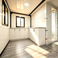 Maison conteneur pliable et extensible 20ft 40ft avec toit plat, maison de vie et bureau modulaire moderne respirante - Zhonghuan Living