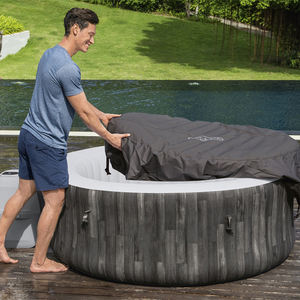 <span class=keywords><strong>Bestway</strong></span> 60005 Piscines de <span class=keywords><strong>spa</strong></span> extérieures de luxe pour 2-4 personnes Bain à remous gonflable avec équipement essentiel Accessoire pour baignoire à glace - Product Image 4