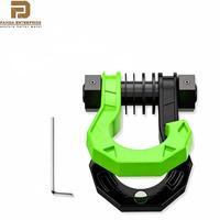 Poulie de récupération tout-terrain 8T robuste avec anse fendue en acier au carbone galvanisé et revêtement en poudre, pour Jeep, VTT, UTV