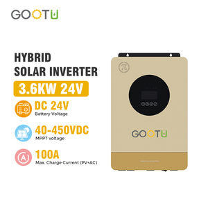 Gootu 3.6kW MPPT Max 5KW <span class=keywords><strong>24V</strong></span> duy nhất giai đoạn tinh khiết Sine Wave Off Grid lai năng lượng mặt trời biến tần với 100A MPPT năng lượng mặt trời <span class=keywords><strong>charge</strong></span> <span class=keywords><strong>controller</strong></span> - Product Image 2