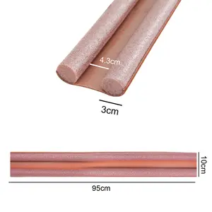 Door Sealing Strip Seam Bottom Sound-Proof Seal Sticker Bedroom Door Pad Plug Windproof Silicone Foam Sealing Strip