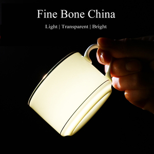 Tốt xương Trung Quốc <span class=keywords><strong>Tea</strong></span> <span class=keywords><strong>cups</strong></span> và saucers, tiếng Anh buổi chiều <span class=keywords><strong>Tea</strong></span> Cup Bộ, cà phê Trắng teacup - Product Image 2