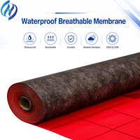 Membrane de toiture respirante renforcée Sohi pour applications de sous-couche de toiture en pente
