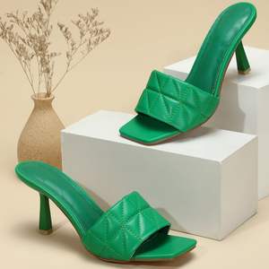 Babouches Femme Tendance Été, Sandales Tendance, Talons Bas 7,5 cm, Femmes <span class=keywords><strong>2022</strong></span> - Product Image 3