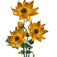 Fleur artificielle géante de tournesol pour décoration de mariage, sur pied, imperméable, en papier EVA, pour vitrine et studio