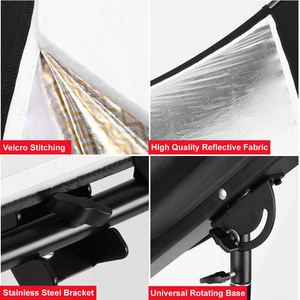 Réflecteur de lumière incurvé en forme de coquille de palourde 4 en 1 Diffuseur Photographie - Product Image 6