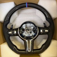 Volant en fibre de carbone Retrofit M pour BMW X3 M6 F07 F16 F30 F36 F86 E70 E91 E92 M550i 640i