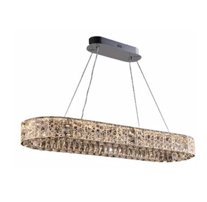 Lustre rond en cristal luxe grande taille 60cm/80cm/100cm personnalisé pour hall d'hôtel salle de bain salon - Product Image 2