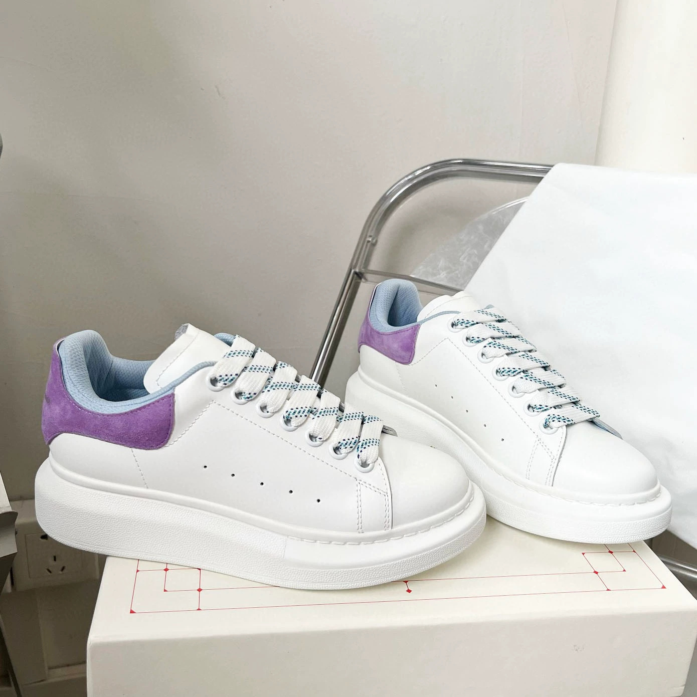 White and Purple