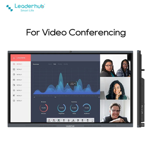 Pizarra Inteligente de Gran Tamaño Leaderhub, Novedad de 2026 |   Sistema de Doble Sistema Operativo |   Con Soporte |   Ideal para la Escuela y la Sala de Reuniones - Product Image 5