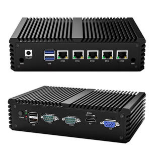 Tùy chỉnh DIY Mini PC Intel n5105 <span class=keywords><strong>5</strong></span> cổng LAN kép cổng nối tiếp D-Sub DB9 mềm Router Cyber tường lửa an ninh máy tính công nghiệp - Product Image 5