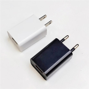 Cargador de teléfono móvil Euro Us Enchufe de pared Cargador de adaptador de corriente Cargador de 1 Amp Bloque de cargadores Para Celular - Product Image 1