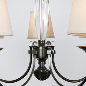 โคมไฟระย้าทองแดงสไตล์อเมริกันและยุโรปสำหรับห้องนั่งเล่น ห้องนอน ร้านอาหาร - โคมไฟแสงวอร์มไลท์ - Product Image 4