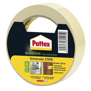 PATTEX 22500 Adesivo Universale Bifacciale 25MMX25MT - Product Image 1