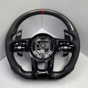 Volant en fibre de carbone noir mat, qualité supérieure, directement de l'usine, accepte la personnalisation en une seule pièce pour <span class=keywords><strong>Mercedes</strong></span> Benz - Product Image 3