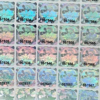 Autocollant de sécurité original personnalisé, étiquette holographique 3D, étiquettes holographiques anti-effraction, sécurité d'authenticité, personnalisé