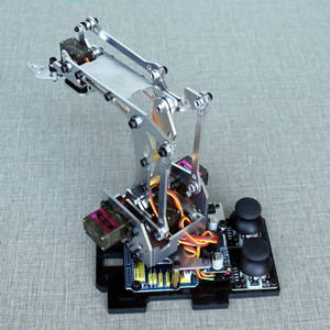 Kit de bras robotique mécanique DIY avec pince à griffes, programmable Arduino, ensemble de construction servo 5DOF, jouet éducatif de codage STEM K02 - Product Image 3