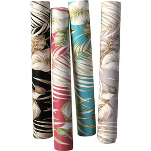 Pvc Wallpaper Roll Customized 3d Printable Wallpaper Pvc Designs Flower Landscape Wallpaper Rolls