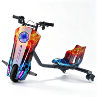 Nouveau Kart Électrique Intelligent 360° de 350W 36V 3.0AH pour Enfants, Freinage à Arrêt de Moteur, Charge Utile 60KG, avec Bluetooth, Idéal pour l'Extérieur