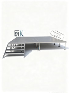 Outdoor Aluminum Portable Truss Display Platform Folding Stage for Mobile <b>Shows</b> Showroom Stage Support - Product Image 2