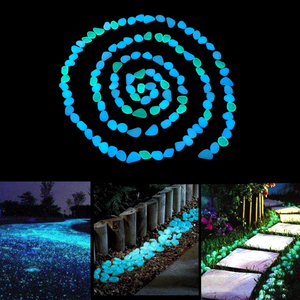 Pietre Luminose Multicolore di Alta Qualità, Ciottoli Fluorescenti per Pavimentazione Esterna, Parchi, Cortili, Paesaggistica, Durevoli - Product Image 6