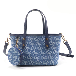 Bolso Tote Pequeño para Mujer, Bolso de Hombro de Mezclilla, Mini Bolso Bandolera con Bolsa Adicional, Logotipo Personalizado, Proveedor OEM - Product Image 3