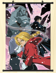 26 Couleurs Haute Qualité Anime Fullmetal Edward Elric Alphonse Elric Parchemins Muraux Affiches Bannières Imperméables - Product Image 4