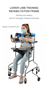 Equipo <span class=keywords><strong>de</strong></span> Rehabilitación, Andador para Personas Mayores con Hemiplejia, Andador Plegable para Entrenamiento <span class=keywords><strong>de</strong></span> Discapacitados, <span class=keywords><strong>Cuidado</strong></span> <span class=keywords><strong>de</strong></span> <span class=keywords><strong>Ancianos</strong></span> - Product Image 3