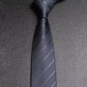 Italian Luxury Men's Custom Logo Neckties Handmade Business Black Silk <b>Ties</b> Wholesale for Men - Product Image 5