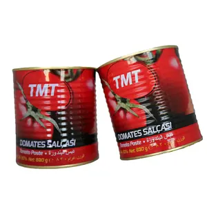 Halal 850g 800g Tins Tomatoes Paste for Nigeria West African Market