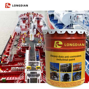 Peinture marine époxy bicomposante liquide anti-corrosion écologique à paillettes de verre pour bateaux, prix usine - Product Image 1