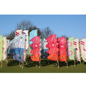 Drapeaux du festival colorés sur <span class=keywords><strong>fond</strong></span> <span class=keywords><strong>de</strong></span> ciel bleu clair drapeau du festival d'été - Product Image 1