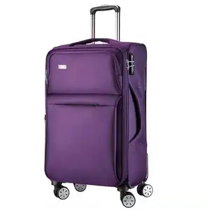 Grossiste OEM Surdimensionné Grande Capacité Luxe Oxford Fermeture Éclair Bagages de Voyage Étanche Valise Trolly